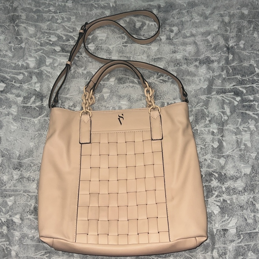 Simply Vera Vera Wang Beige Woven Tote Bag - Picture 8 of 14